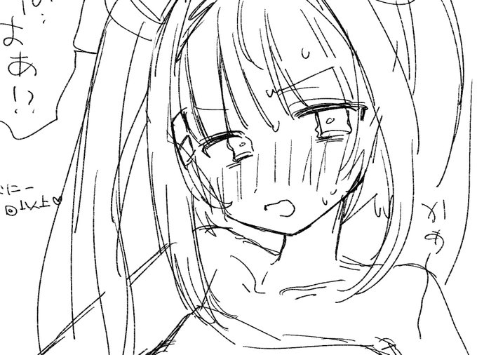 2件ラフ終わった〜!
あとすこし!がんばろ～! 