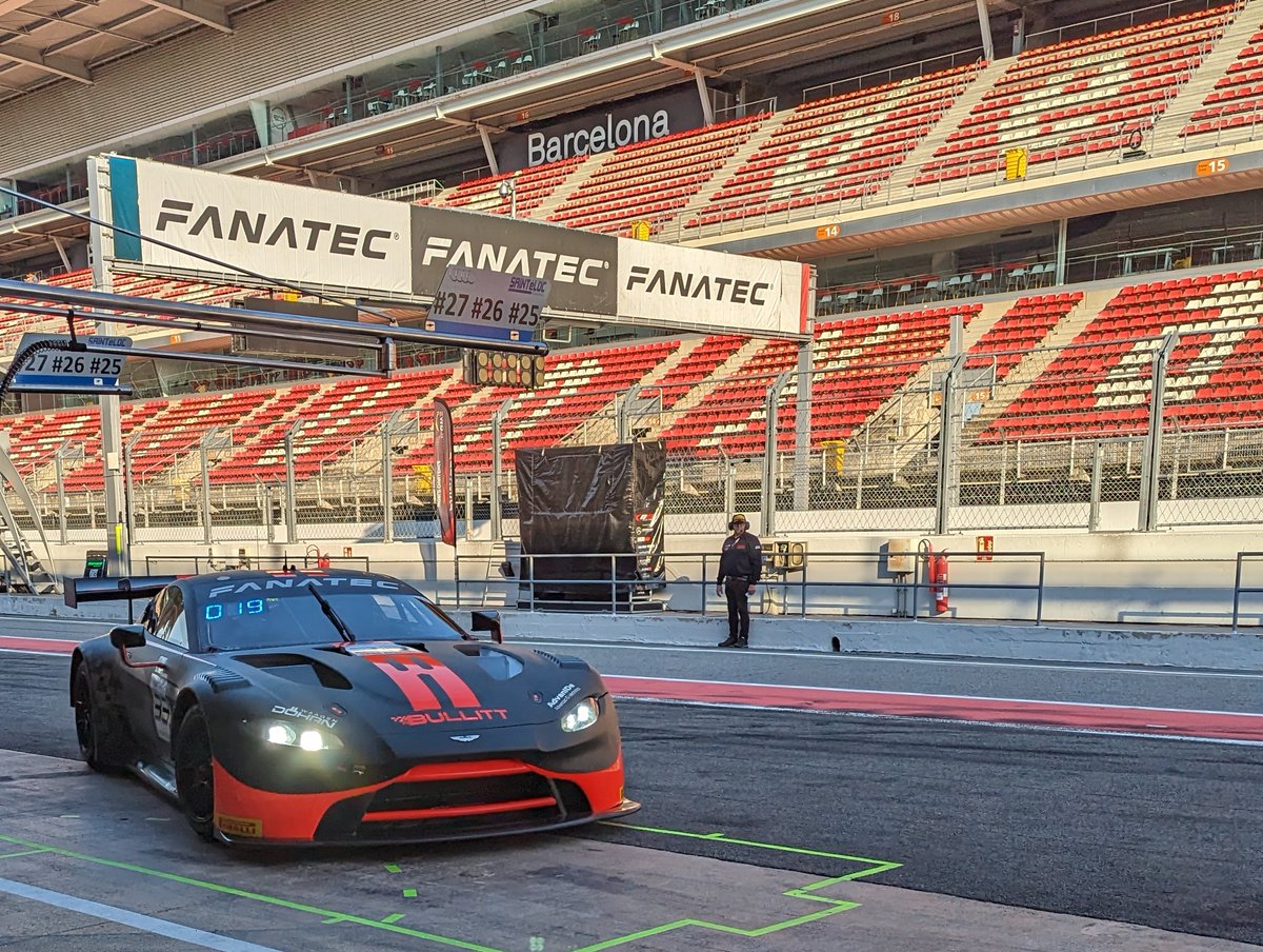 An hour of running this evening in Barcelona. Jacob bedded brakes early on, then long runs to adapt to the circuit and provide feedback to the team ahead of free practice tomorrow.

#AMR | #GTWorldChEu | #FestivalVelocidadBCN