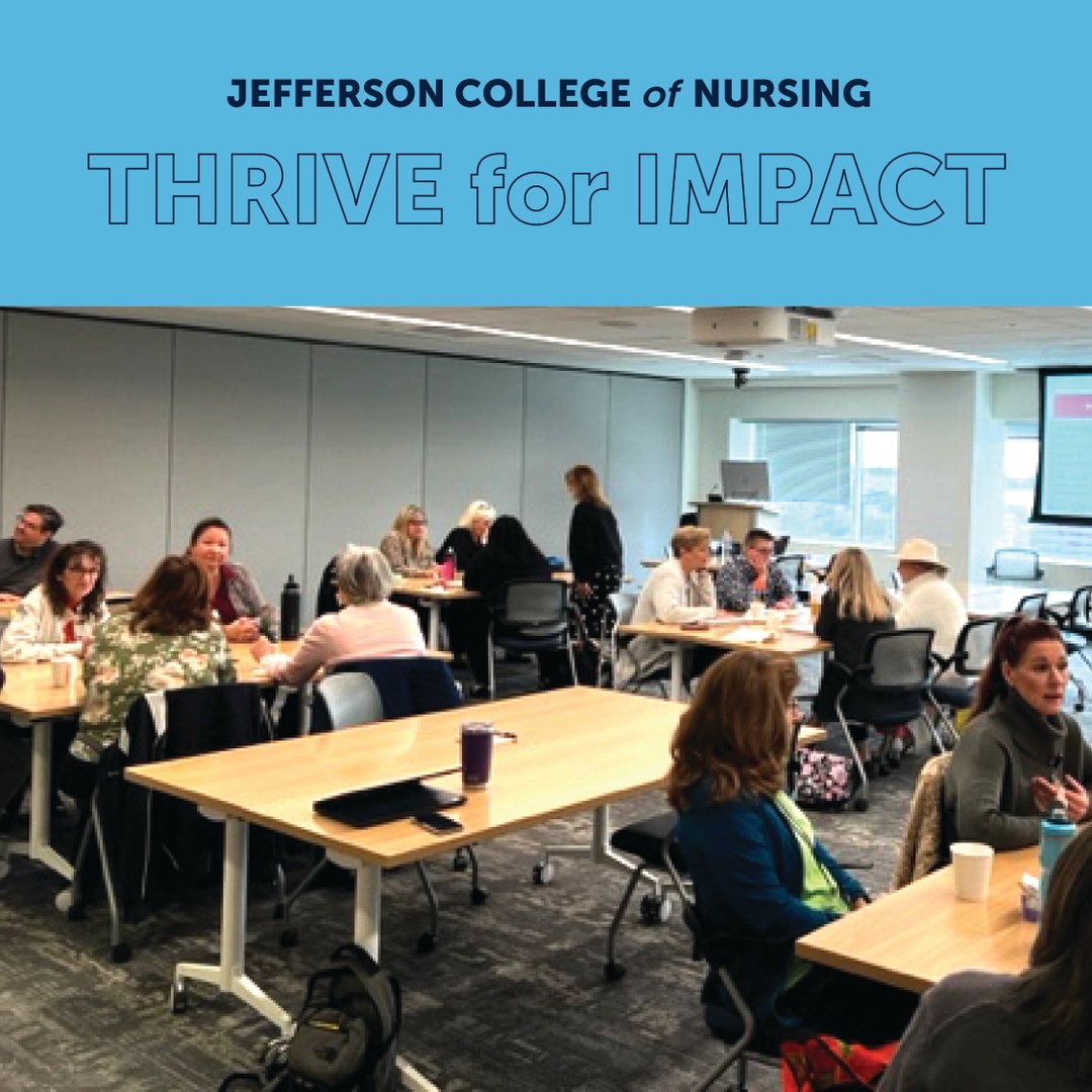 Jefferson College of Nursing (@jeffcollegenur) on Twitter photo This week faculty & staff thought leaders kicked off our new program, THRIVE for IMPACT: Transforming JCN’s Culture through Appreciative Inquiry Fall 2023. Our faculty member, Dr. Stephen DiDonato, along with our partners <a href="/thecurcigroup/">Paul Curci</a> led this discussion. This week faculty & staff thought leaders kicked off our new program, THRIVE for IMPACT: Transforming JCN’s Culture through Appreciative Inquiry Fall 2023. Our faculty member, Dr. Stephen DiDonato, along with our partners <a href="/thecurcigroup/">Paul Curci</a> led this discussion.