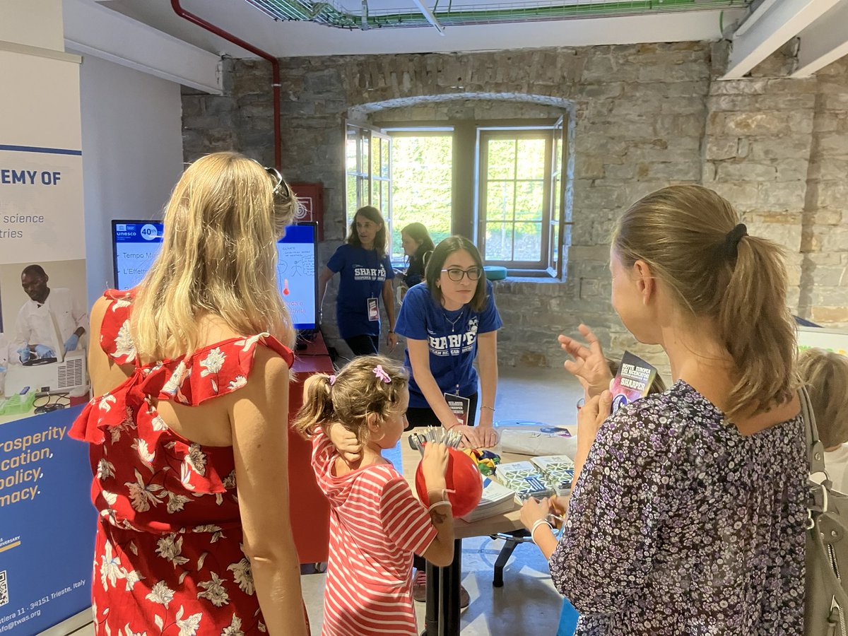 TWASnews's tweet photo. We are happy to be at @immaginarioIS for @sharpernight and discuss education for sustainable thinking!
#SisFVG https://t.co/QWd44HV273