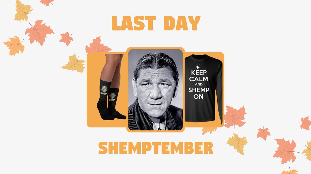 🍂 Last Day of Shemptember is Tomorrow! 🍂

Head over to ShopKnuckleheads.com to celebrate!

#thethreestooges #shopknuckleheads #officialonlinestore #shemptember #lastday #shemp