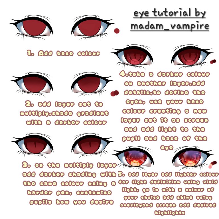 Madam_Vampire's tweet image. eye tutorial
#eyetutorial #animeeyes #tutorial