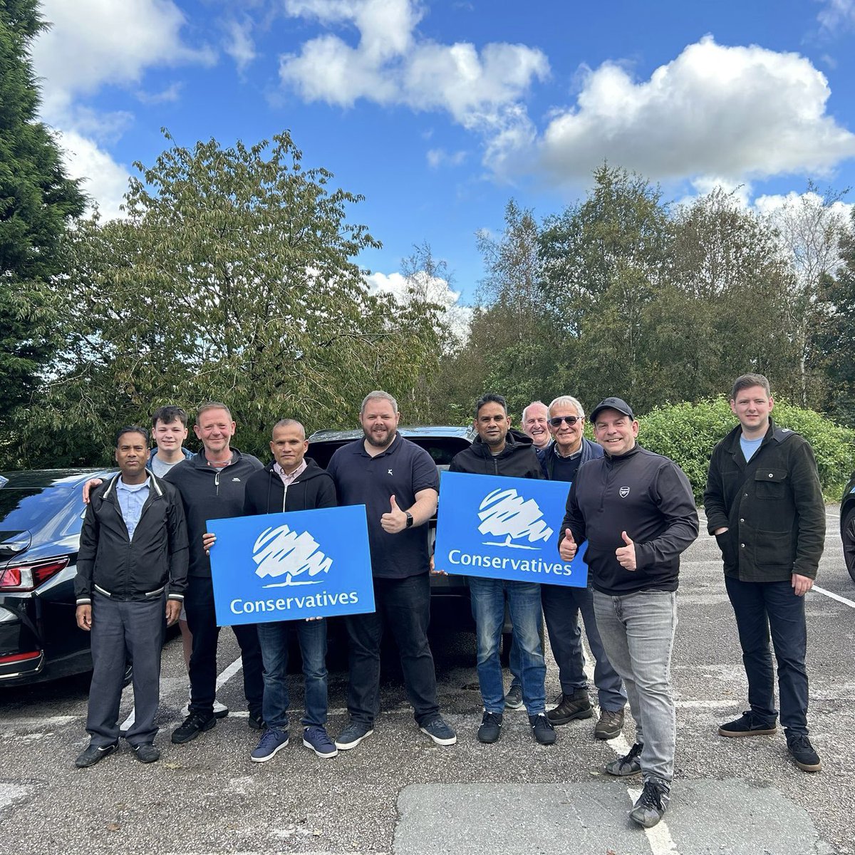 Out in Rosehill, battling the hills of Brunshaw. We’ll be out again on the doorsteps this weekend - listening to the views of residents across Burnley and Padiham.

Then the start of Conference on Sunday 🙂