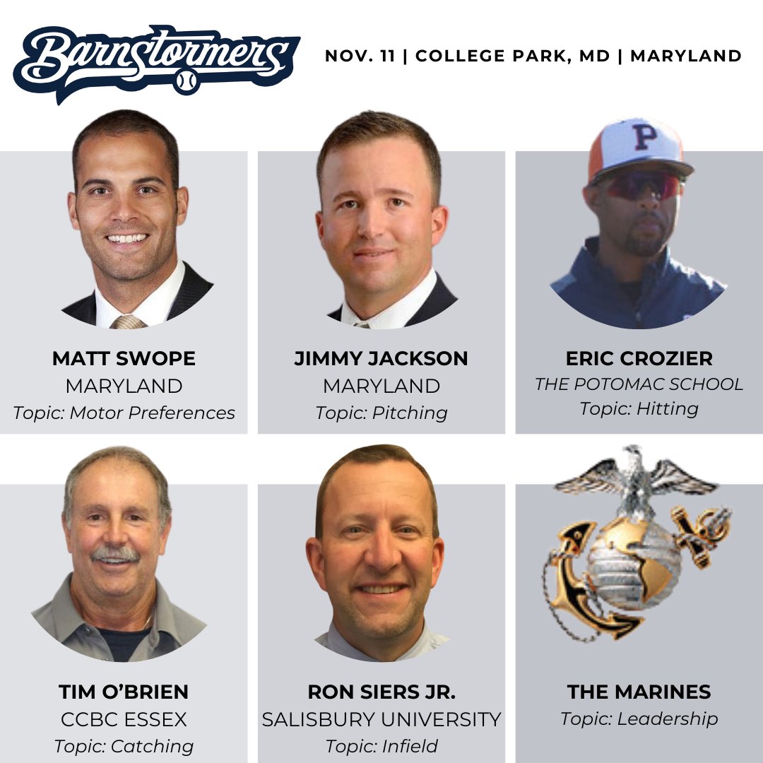 ABCA (@abca1945) on Twitter photo We're just ✌️ weeks away from the start of the Barnstormers Regional #ABCAclinics presented by <a href="/USMC/">U.S. Marines</a>!
Each event will feature 6️⃣ clinics, followed by a live team training session and then an informal social!
ℹ️ ABCA.org/clinics We're just ✌️ weeks away from the start of the Barnstormers Regional #ABCAclinics presented by <a href="/USMC/">U.S. Marines</a>!
Each event will feature 6️⃣ clinics, followed by a live team training session and then an informal social!
ℹ️ ABCA.org/clinics