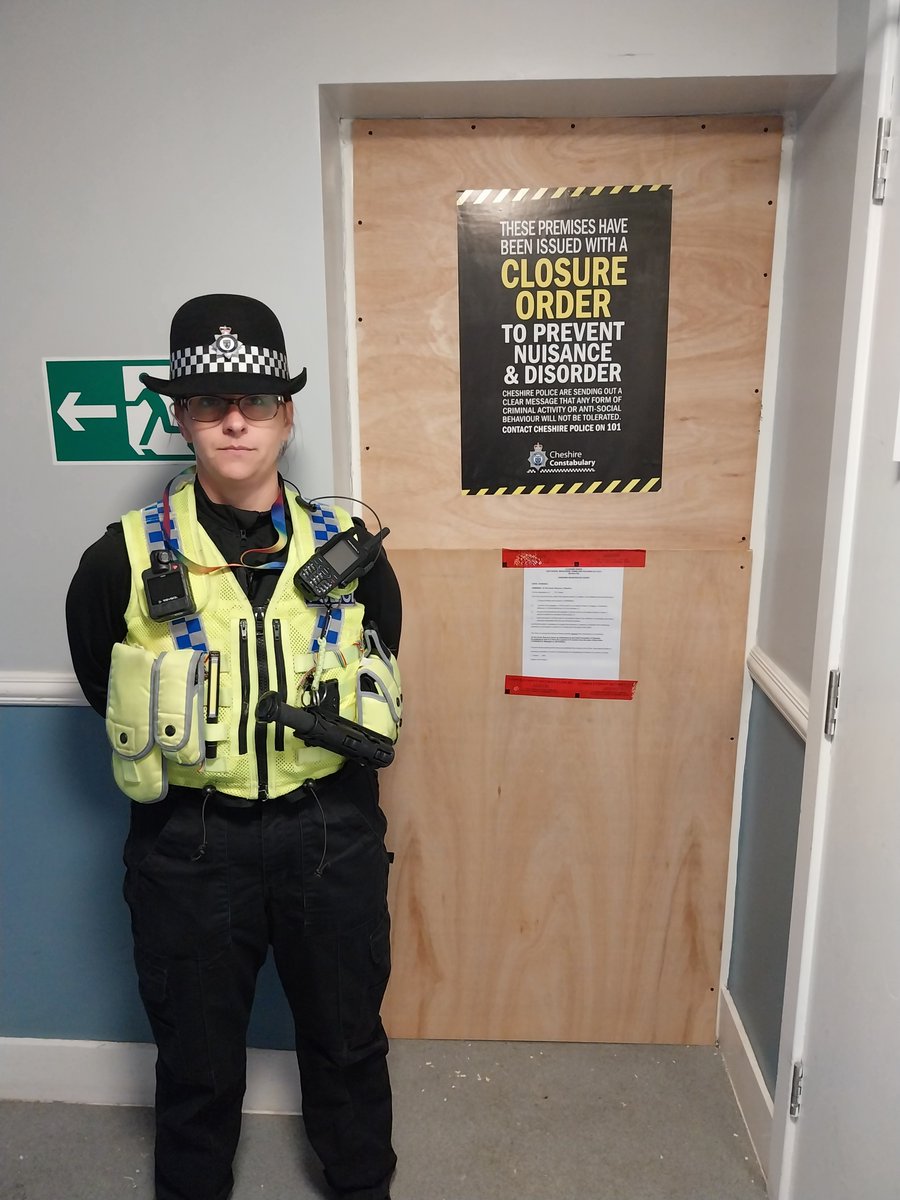 NEWS | An address in Runcorn has been closed down by officers after reports of drugs offences and anti-social behaviour. The closure order for the address in The Knoll was granted at Crewe Magistrates’ Court on Wednesday 27 September. For info > orlo.uk/fDEna