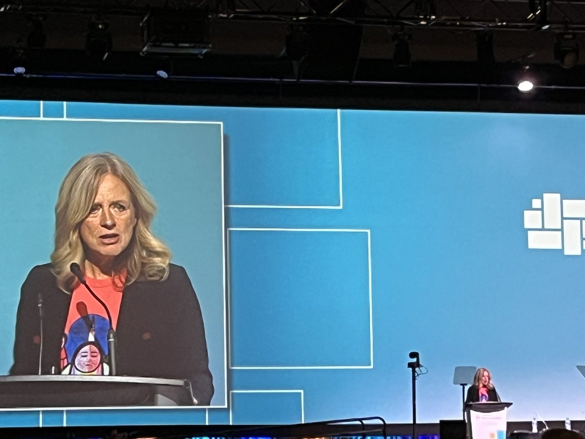 Leader of opposition speaking against UCP’s moratorium on renewable energy and UCP’s report on leaving CPP and our housing crisis. <a href="/RachelNotley/">Rachel Notley</a> <a href="/ABmunis/">Alberta Municipalities | Strength in Members</a> #convention2023 #advocay