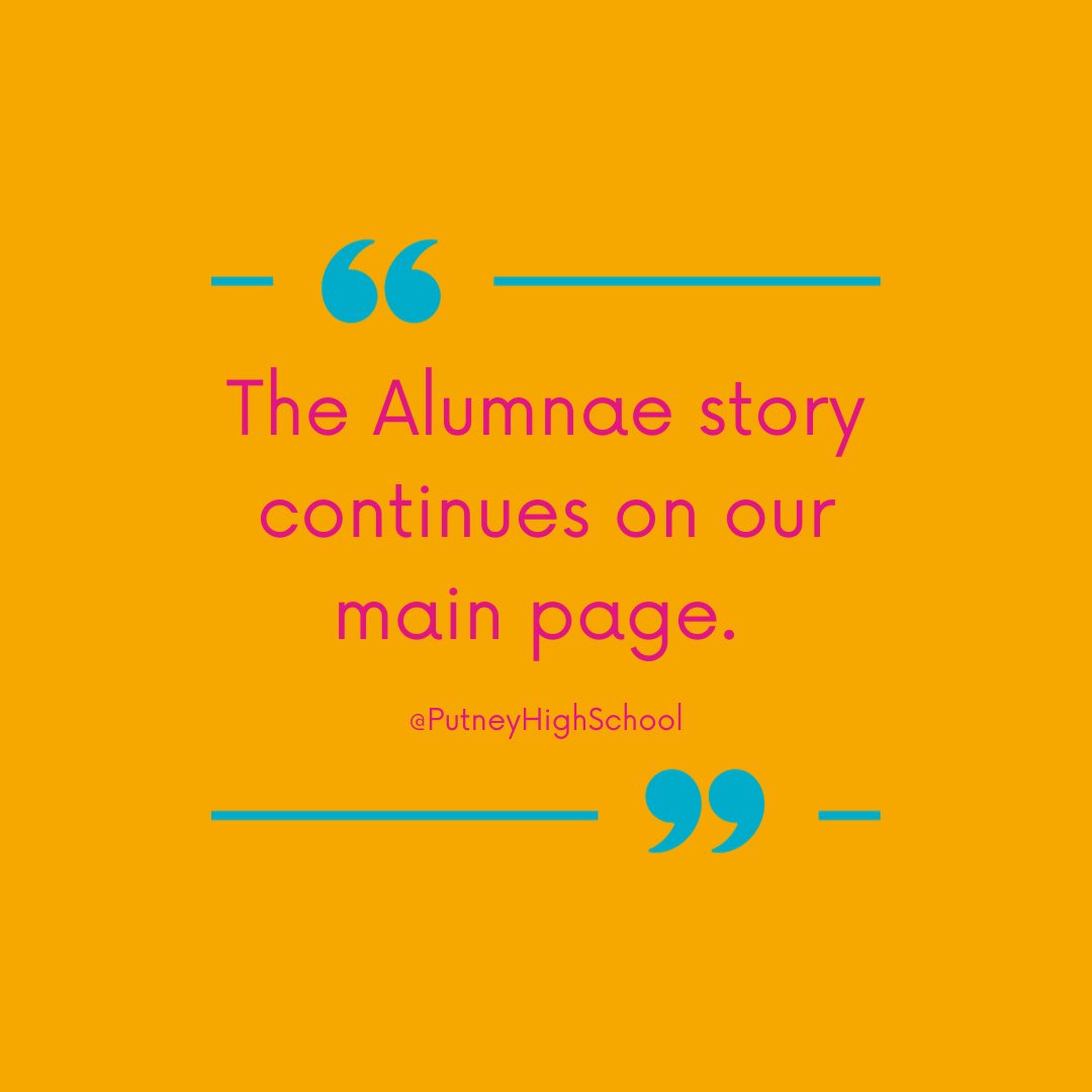 We would love to keep connected. To keep sharing updates and reliving great memories, find us at <a href="/putneyhigh/">Putney High School</a> or follow us on Instagram @putneyhighschool #StayConnected