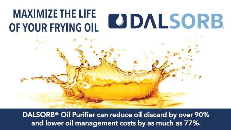 Dalsorb's tweet image. DALSORB® Oil Purifier has been proven to maintain clean frying oil for over 20 years and can help reduce (or even significantly eliminate) oil discard. 

bit.ly/3P3iEoH

#dalsorb #frynancial #oilmanagement #snacks