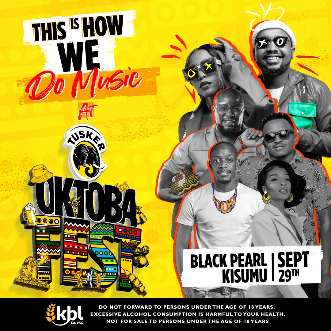 danson_gique's tweet photo. @OmoobaAyodele  @Gidadosheriff5 Skizeni! Fom ni Black pearl Kisumu ambapo #TuskerOktobafest itakuwa hiyo area. Si majuwa #OktobafestEastAfrica  hukuwa Celebration of African culture. Kwanza leo kina Ndovu kuu  wanaperform alafu Kaligraph kesho. Na  fish nimob uko. 
@TuskerLager https://t.co/YYzVRtmBvR