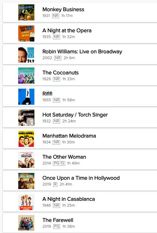 mrmonka's tweet image. My last few rentals and my bonus discs. Going to miss you @dvdnetflix. I started this journey in '07 with Casablanca and, fittingly, I'm ending it with "A Night in Casablanca" and a "Farewell". Hopefully the influx if Marx Bros. will lessen my sorrow. #GetThroughMyQueue