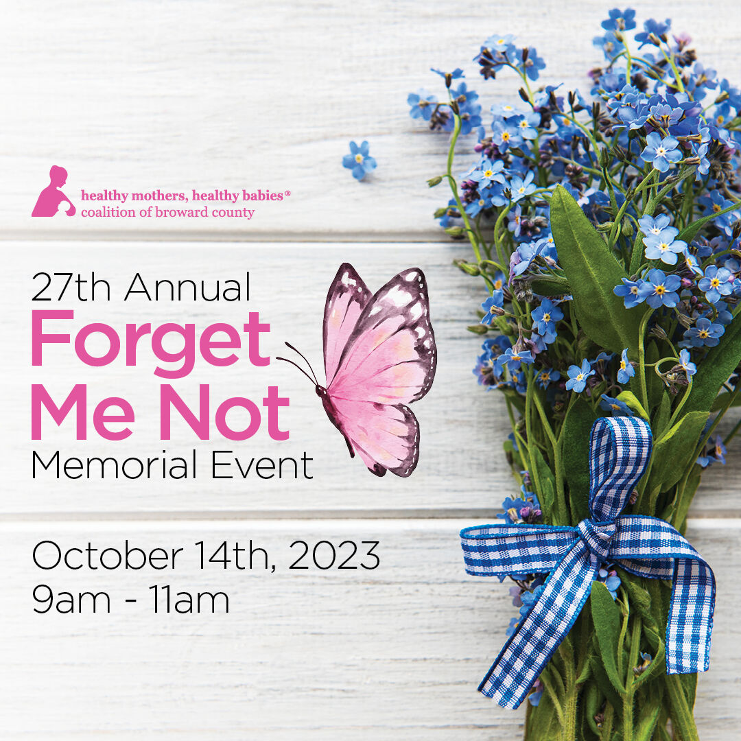 Join us for our 27th Annual Forget Me Not Memorial Event on October 14th, 2023, from 9 AM - 11 AM at Hugh Taylor Birch State Park, Bayon Pavilion.

To register, please click the link below:
form.jotform.com/232534965110048