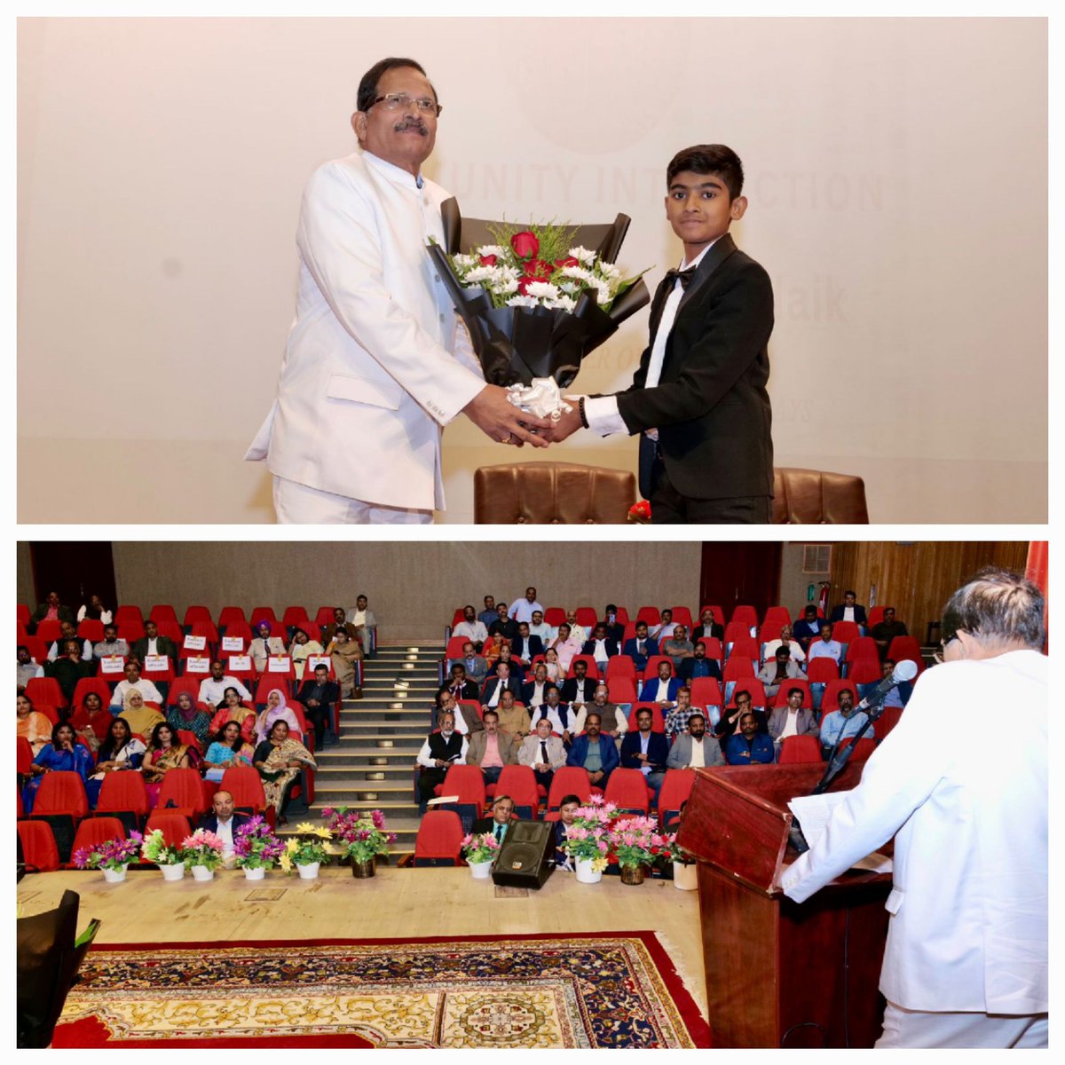 Connecting with the #IndianDiaspora: Union Minister <a href="/shripadynaik/">Shripad Y. Naik</a> engaged with the vibrant Indian community in Riyadh, emphasizing their vital role as cultural ambassadors.

<a href="/Prasar_Dubai/">Prasar Bharati | Dubai</a>