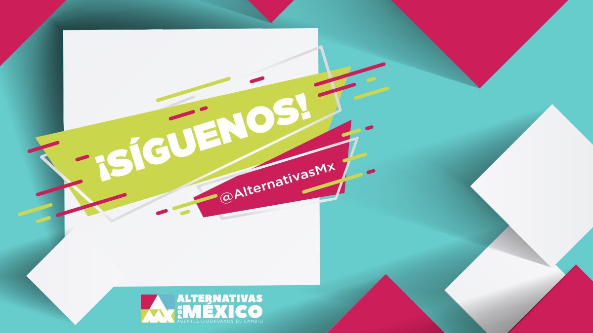 Síguenos en todas nuestras redes y sé parte de la Alternativa.
 
1️⃣FB: @AlternativasPorMéxico
2️⃣IG: @alternativasmx
3️⃣X: @alternativasmx
 
¡Juntos somos #AlternativasPorMéxico!