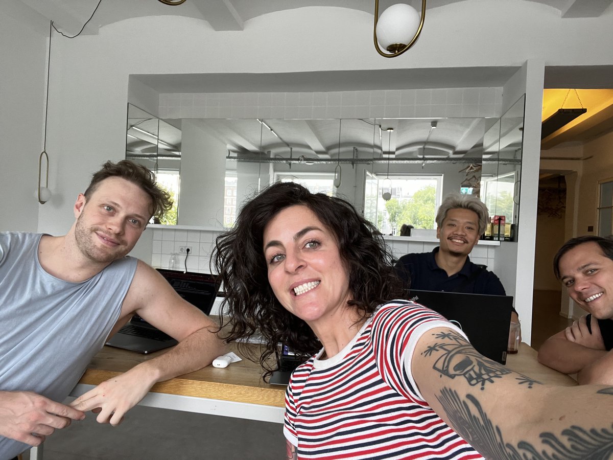 tomorrow_uni_'s tweet photo. Berlin community #IRL, reach out if you would like to visit us in our office ๐โโ๏ธ
@crebernik7791 #toufortoday https://t.co/n6uN0sEkcI