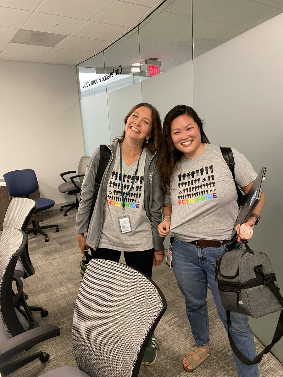 Jessica H. Lee (@positiveleejess) on Twitter photo this is just a t-shirt account now. today it’s all about #fcpspride with <a href="/ShineOnRichard/">Amber K Richard</a> ❤️🧡💛💚🩵💜 this is just a t-shirt account now. today it’s all about #fcpspride with <a href="/ShineOnRichard/">Amber K Richard</a> ❤️🧡💛💚🩵💜