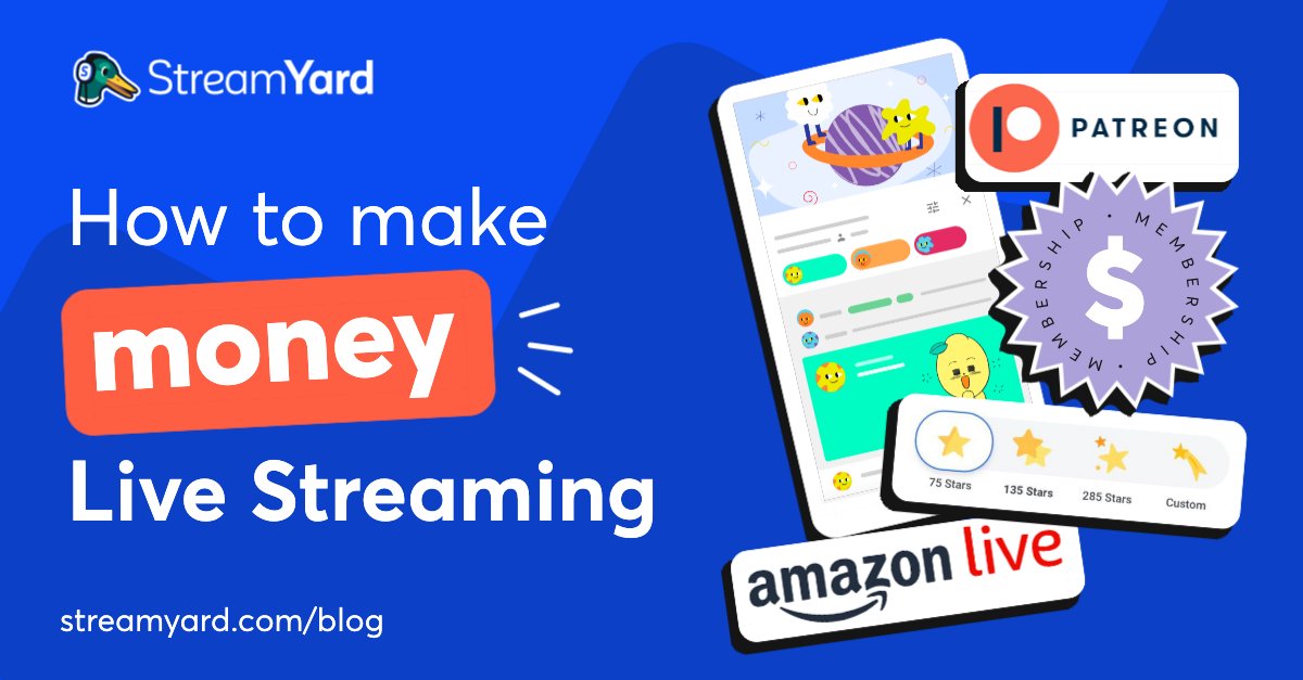 9 ways that you can generate revenue when #livestreaming. via <a href="/streamyardapp/">StreamYard #TheYard</a>
#LiveStreamingTips #AmazonLive <a href="/Patreon/">Patreon</a> <a href="/buymeacoffee/">Buy Me a Coffee</a>
 buff.ly/3FW5kO5?utm_so…
