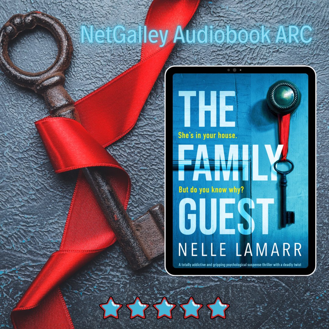 takemeaway21's tweet photo. I just reviewed #TheFamilyGuest by #NelleLamarr
#netgalley #BookoutureAudio #audiobookreview #justfinished #newrelease #giftedARC #igbookreels #thriller #honestreview #thrillerbooklovers
https://t.co/Ce9Mmzj2R3
🌟🌟🌟🌟🌟 https://t.co/FCxVMYqN4c