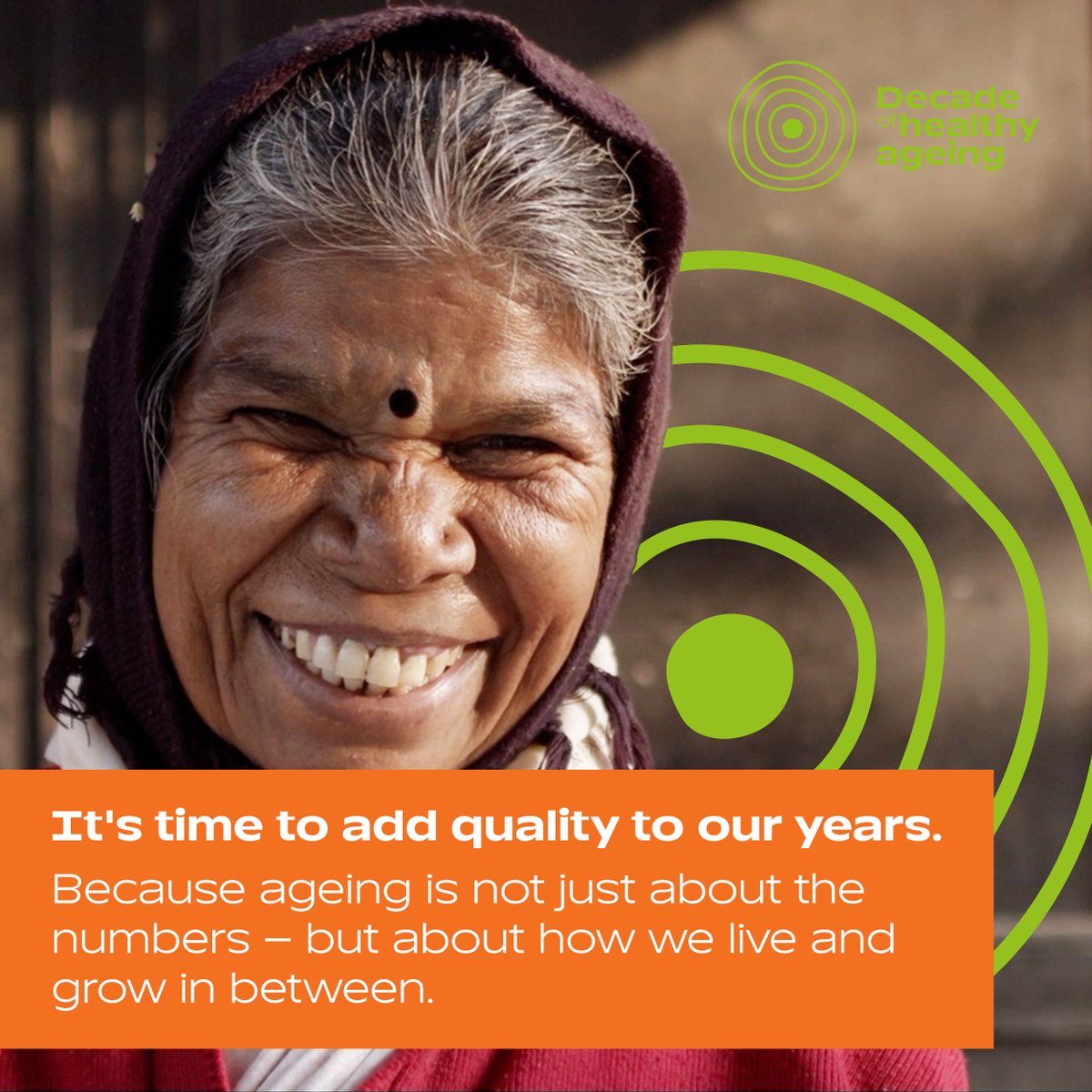 🚨Don't miss the progress report on the <a href="/UNDecadeAgeing/">UN Decade of Healthy Ageing (2021-2030)</a> just released by the Secretary-General of the <a href="/UN/">United Nations</a>! It is available in all 6 UN official languages 👇
EN: bit.ly/3ZD1LGN
SPA:bit.ly/3PYgwkv
FR: bit.ly/3ZETGSa
#AddingLifeToYears