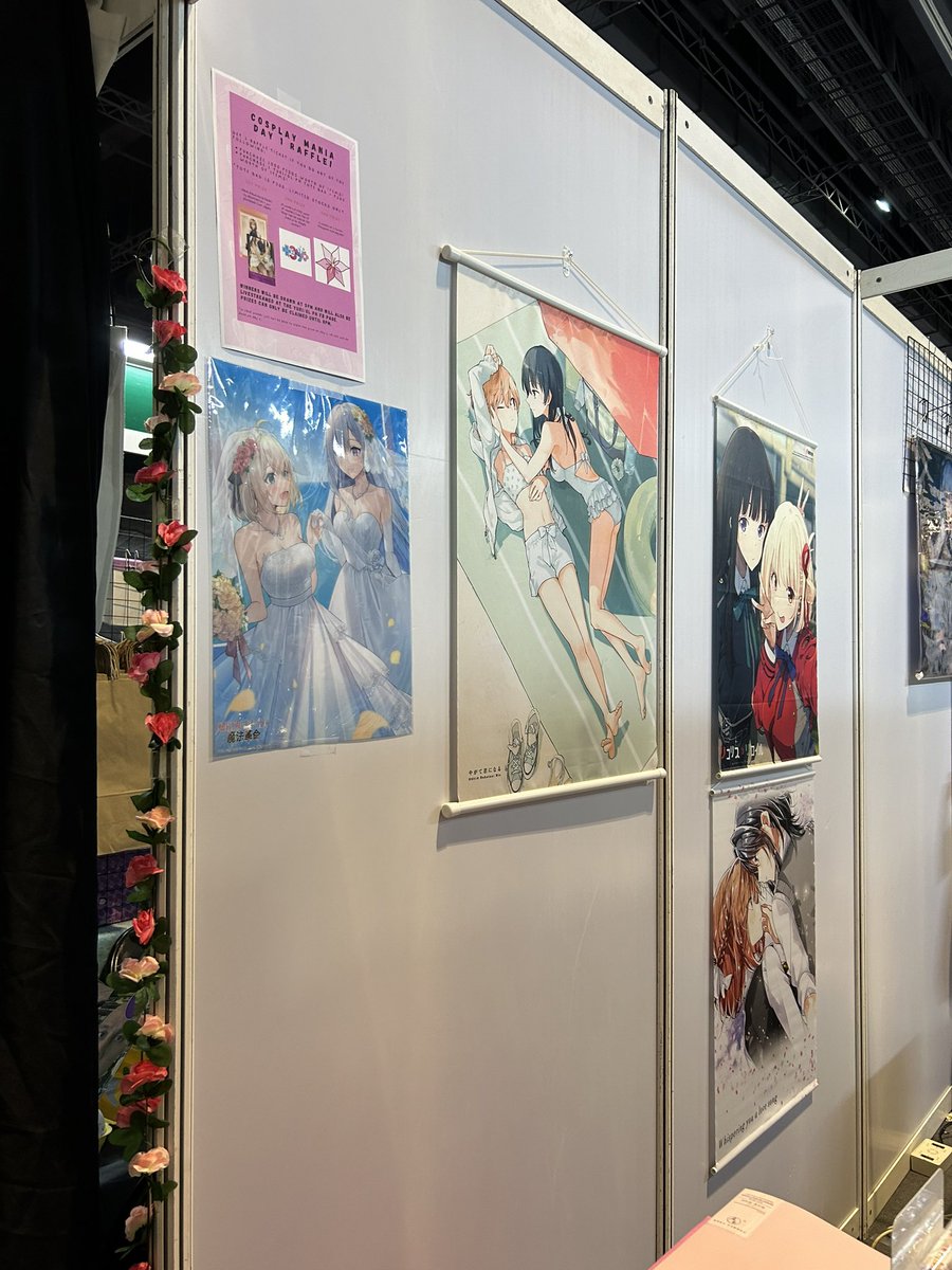 YuriGL_PH's tweet photo. Check out our booth ✨🌈 See you all tomorrow at Cosmania 2023!! https://t.co/mQoOjWMYaD