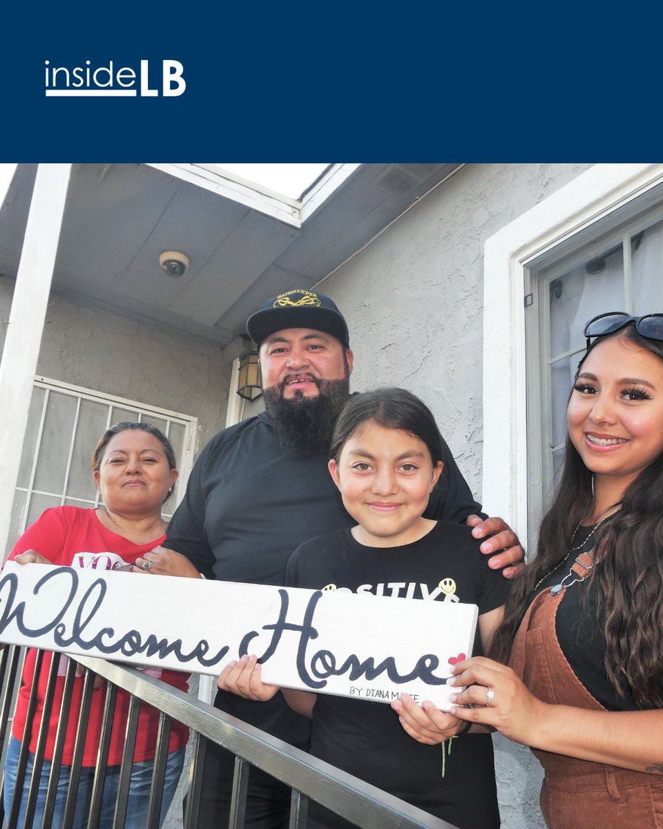 LongBeachCity's tweet photo. π Meet the Rodriguez family! The first family to be granted the City's new First-Time Homebuyer Assistance Program. Read how the couple and their three children β along with an eager new puppy β are living their dream of owning a home.πhttps://t.co/AChd0DEKlr
#LBRecovers https://t.co/un6uQlrrDo