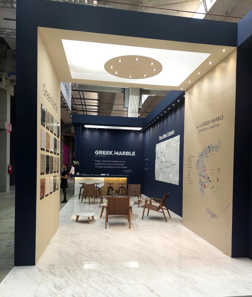 GreeceinItaly's tweet photo. 📍Verona 🇮🇹
I marmi più pregiati, i graniti più esclusivi e le installazioni più innovative sono a Verona con il #Marmomac2023, con la partecipazione di 37 aziende 🇬🇷.
Con la coordinazione e la collaborazione di #EnterpriseGreece Invest and Trade.
#greekmarble #Veronafiere https://t.co/Q8Nhi588Q9