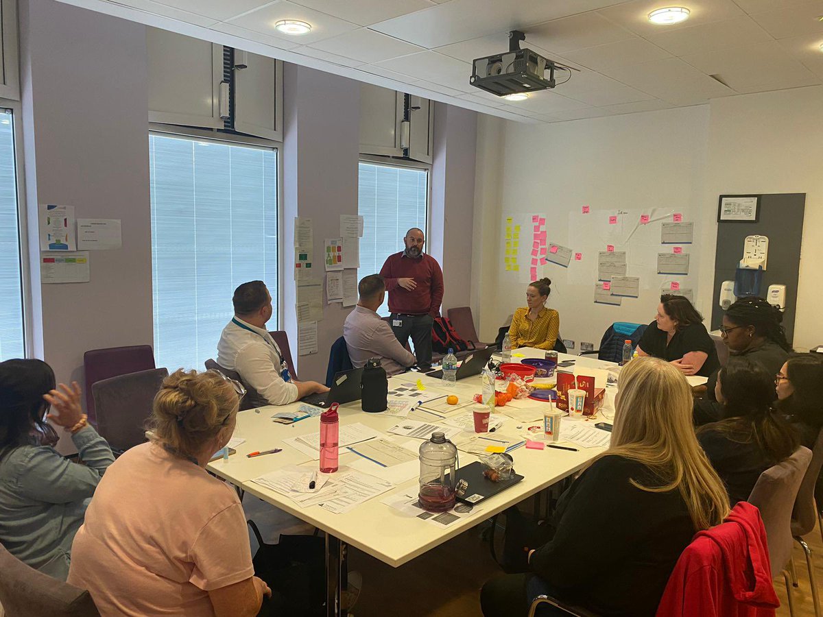 Craig & Jakob have been at Coventry UTC this week working with engaged staff to improve their processes, the team were taught #UHCWi tools before ideas generation & learning how to implement PDSA through the ball game to make incremental improvements. Well done to all involved 👏