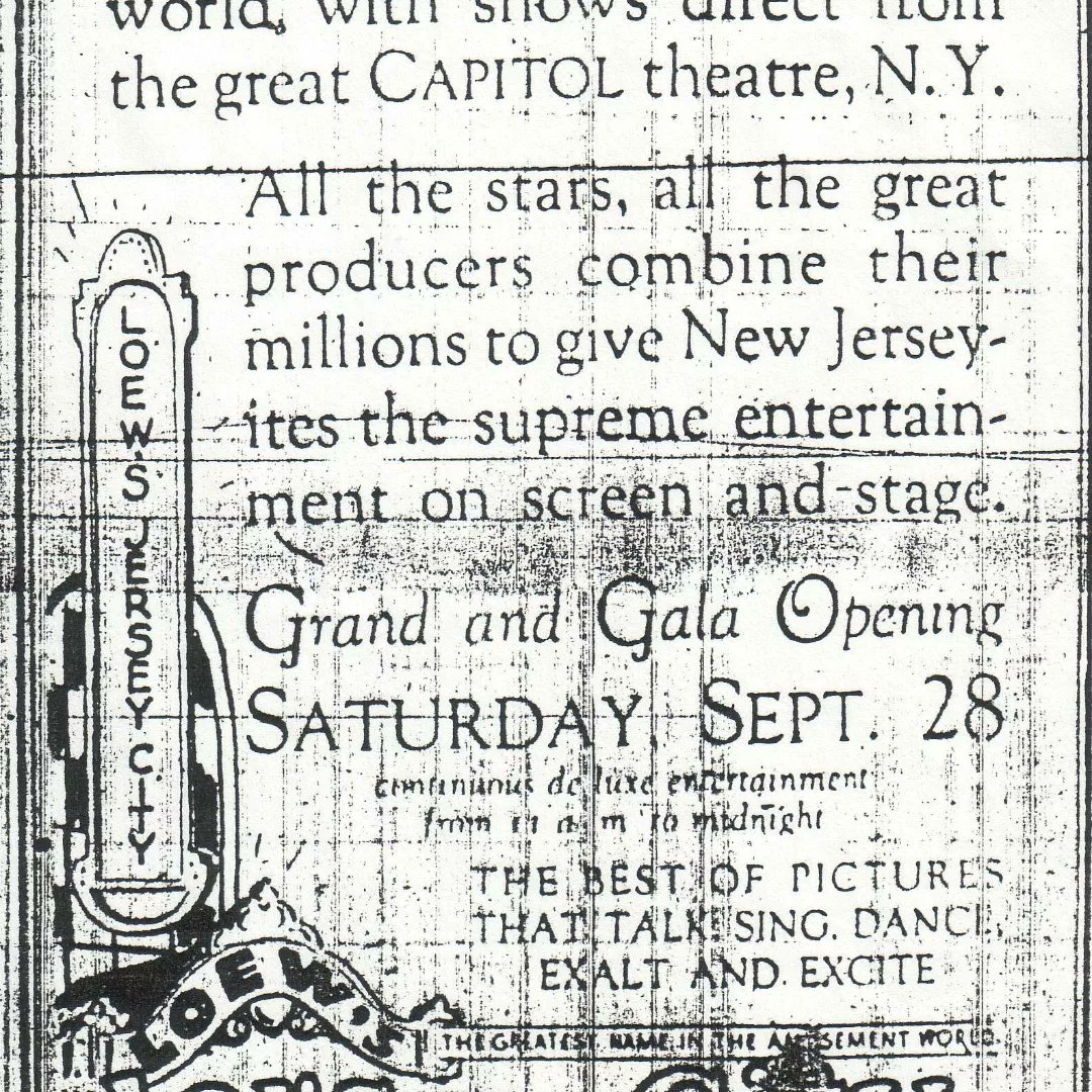9/28 was the 94th #Anniversary of the g/opening of #LoewsJersey @ #JSQ. A lot happened in those years, incl #FOL saving the #Theatre from demolition &amp; using #volunteers to fixup  &amp; reopen it. But its been closed since 2021 for a big renovation. Work hasn't begun yet - stay tuned!