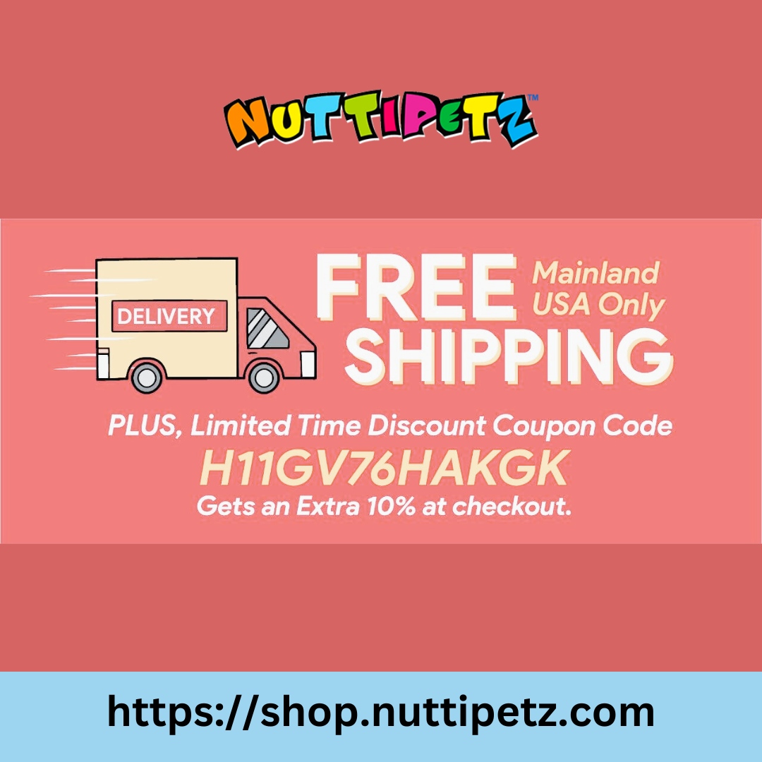Nuttipetz4U's tweet photo. We appreciate YOU Nutti Nation... not only do we ship your Cuddly Besties for FREE... but, for a limited time during soft launch, use this code for an additional 10% OFF... for a limited time, so don't miss out!! 🤩♥️🙌 https://t.co/ols1380WMH