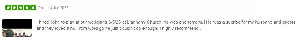 Thanks to Chris & Charlotte for their 5* Wedding Review from their #Llanharry Wedding in May23 📷

#BagpiperWales #Bagpipes #Caerphilly #Pontyclun #Blackwood #Pontypridd #Cardiff #VofG #TalbotGreen #Llantrisant #CityofNewport #Gwent #Hereford #Bridgend #Swansea #EbbwVale #Merthyr