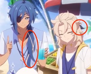 VanazeAlice's tweet photo. A friend made me notice they have ribbons of each other's hair color in their hair,,,,,, I am ill #kaebedo https://t.co/Sz5ZXzVwFm