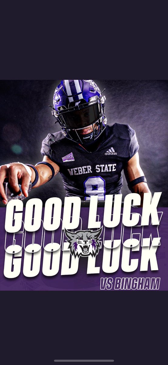 drat1024's tweet photo. Thank you @weberstatefb 💜 https://t.co/xkBMZYZurQ