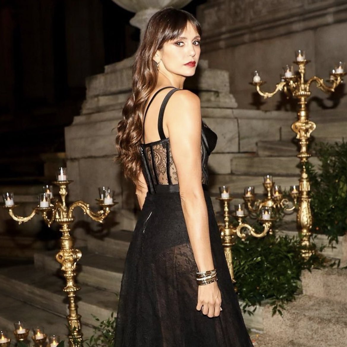 elenaslois's tweet image. nina was really giving katherine pierce vibes