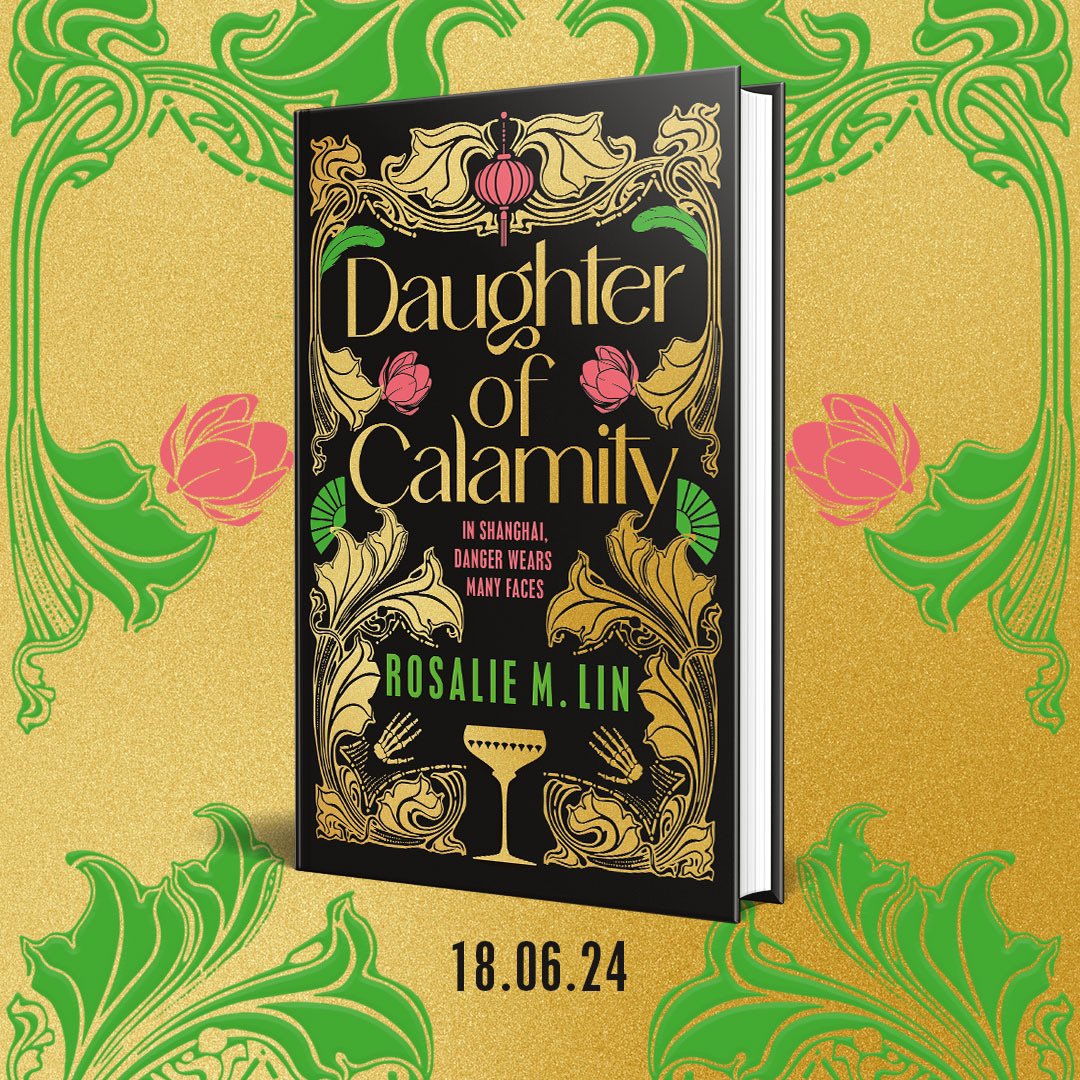 💛 COVER REVEAL 💛

There are so many things I love about my UK cover! Namely the small details. 

Can you spot the following Easter eggs in the cover design? Each is an important motif/symbol in DAUGHTER OF CALAMITY: 🌺🍷🦴🌊🏮🪶🪭