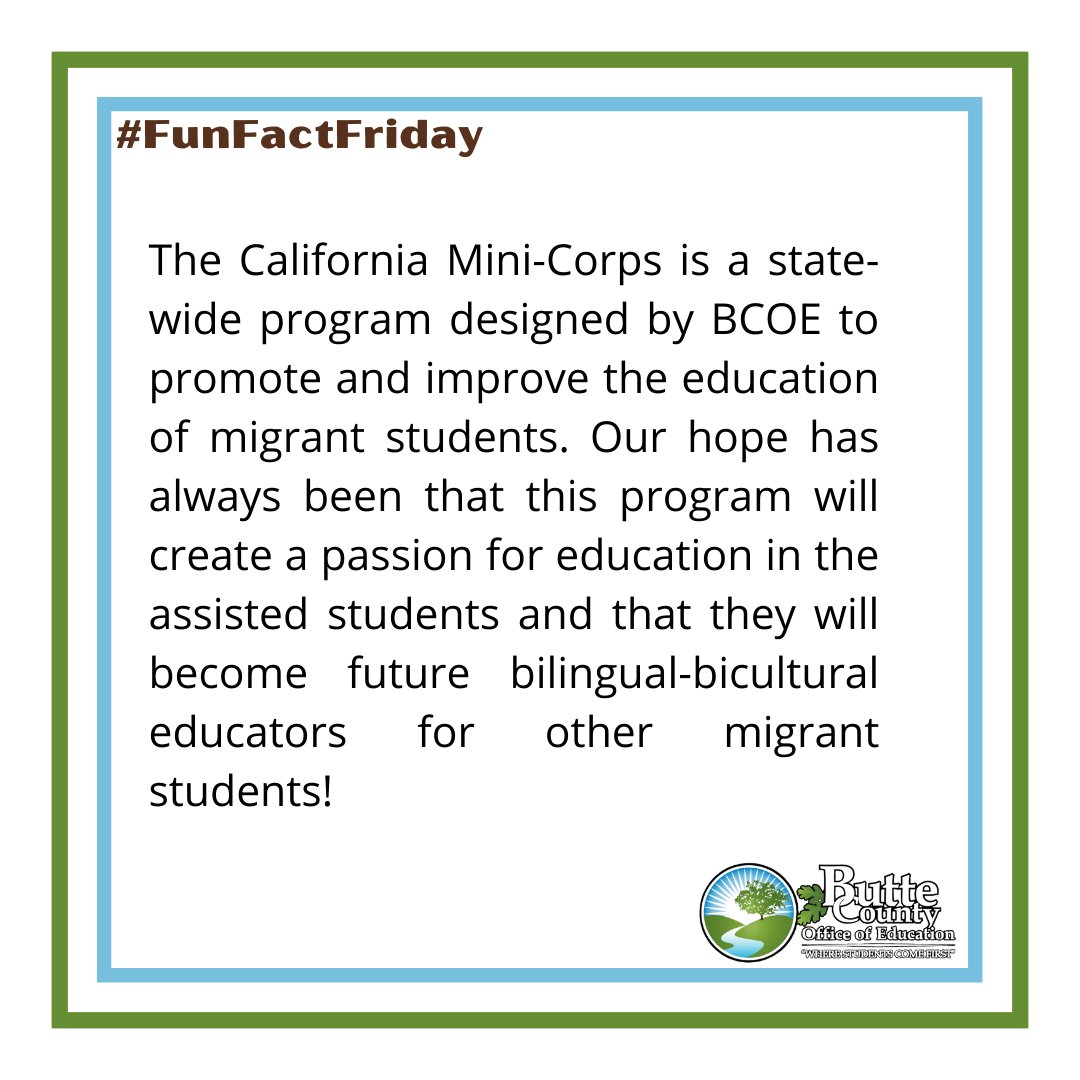 Butte County Office of Education tweet media