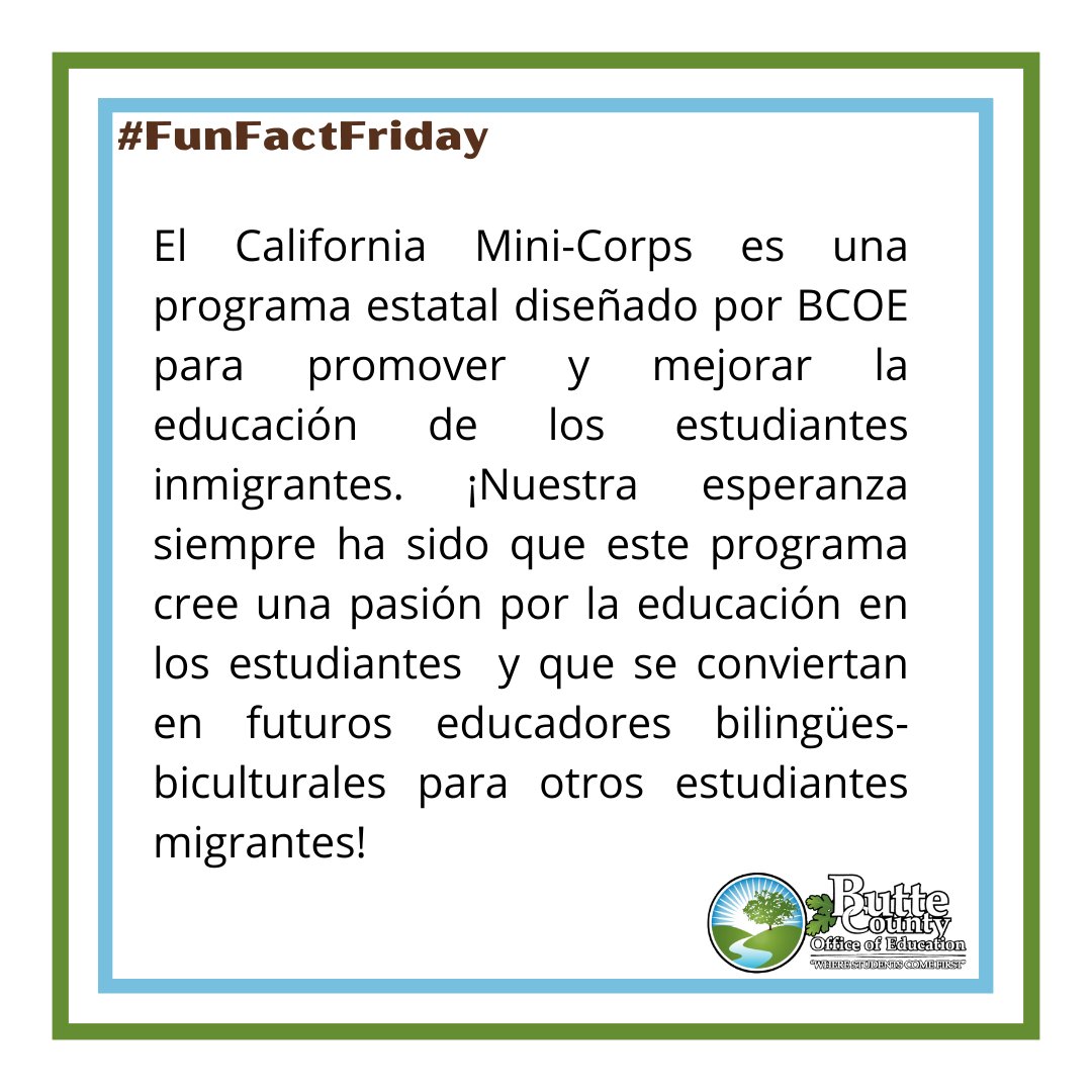 Butte County Office of Education tweet media