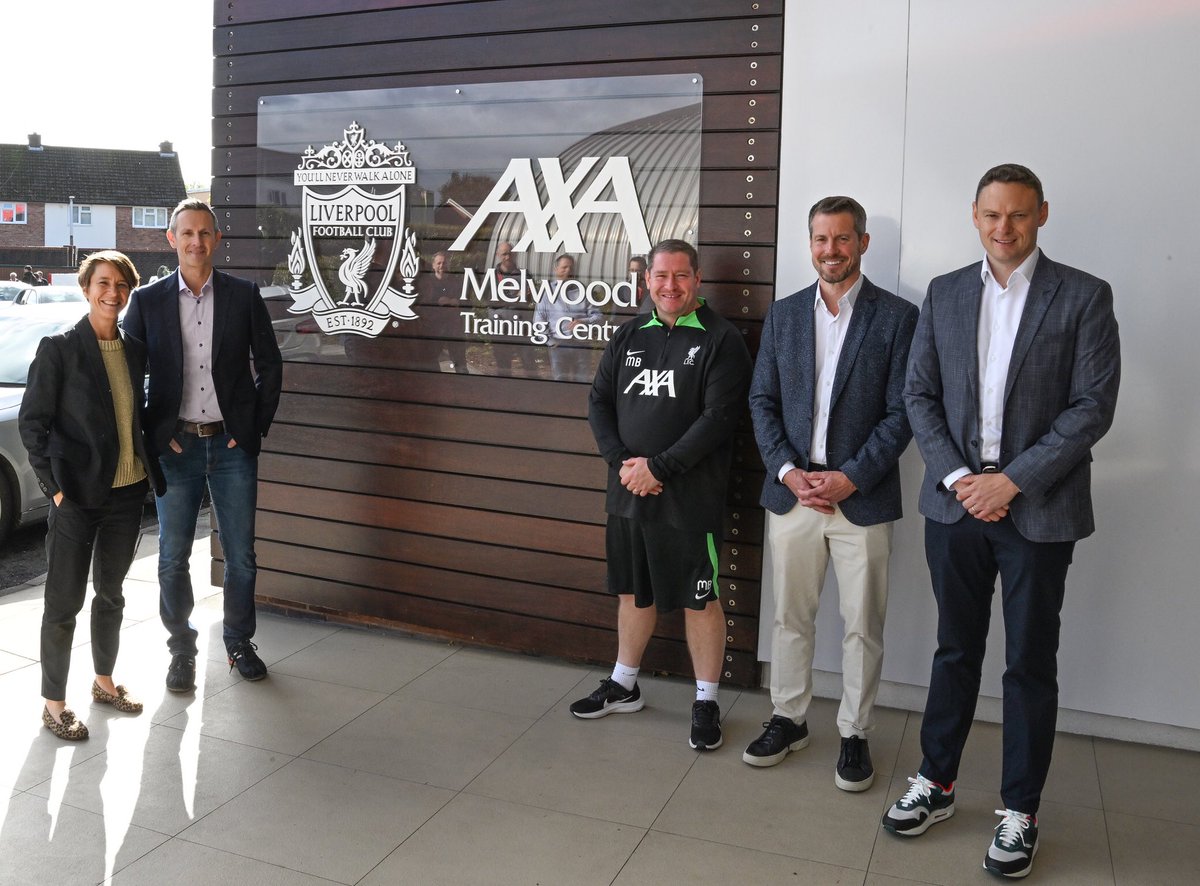 Today we have unveiled the new AXA Melwood Training Centre, a testament to our steady#commitment to supporting and #empowering female athletes.LFC women’s team, we wish you all the best for your games to come!This Centre crowns your glory! OfficialGlobalTrainingPartner#KnowYouCan