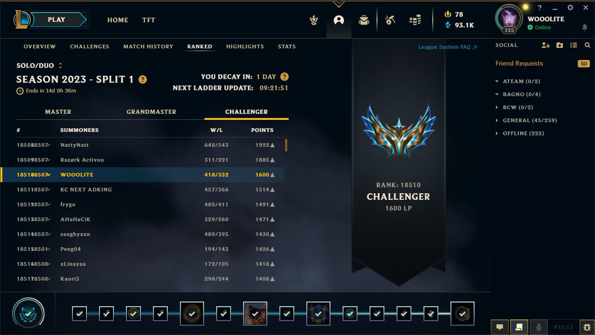 Hello, Free agent looking for a team for 2024! -Can provide VOD's upon request. -Peak Rank3 Challenger split 1 -big competitive experience Contact in DM's, woolitelol@gmail.com or @cyrilBerges ♥️ and 🔄appreciated