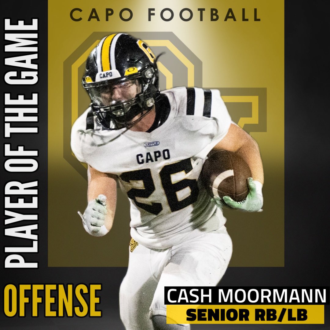 ⭐️ PLAYERS OF THE GAME ⭐️

Game 6 vs Barstow 

Overall - Dylan Fingersh
Defense - Sean Shively + Jack Schwenn
Offense - Cash Moormann
Special Teams - Ryan Isenhart
Iron Man - Jackson Sievers

#WeAreCV 🐯🌴