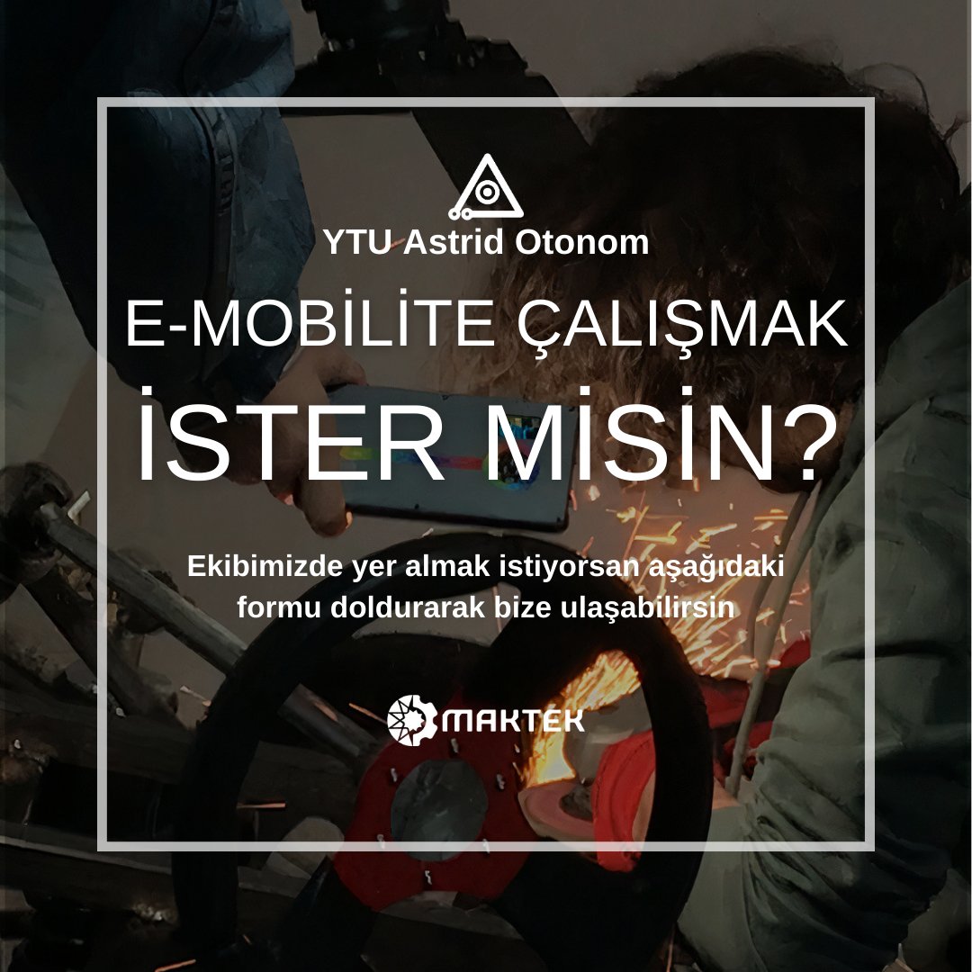 astridotonom's tweet photo. YTU Astrid Otonom Takımı 2023-2024 ekip başvuruları başladı! 🌟 🤝

Ulusal ve uluslararası yarışmalarda boy göstermek, üniversite öğrencisi olarak otonom otomobil üzerine kendini geliştirmek istiyorsan biodaki link üzerinden ekip başvurunu gerçekleştirebilirsin. 🏆🚗💪 https://t.co/X0YNswvJZ8