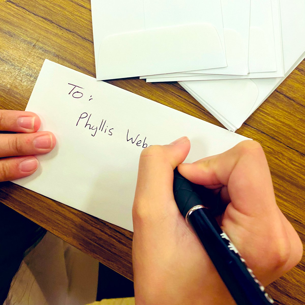 lobnafrench's tweet photo. If you write a letter to #phylis Webster , what would you express? V took this initiative and expressed her feelings about #OrangeShirtDay ๐งก @PLASP_CCS https://t.co/wZVKLVVrxQ