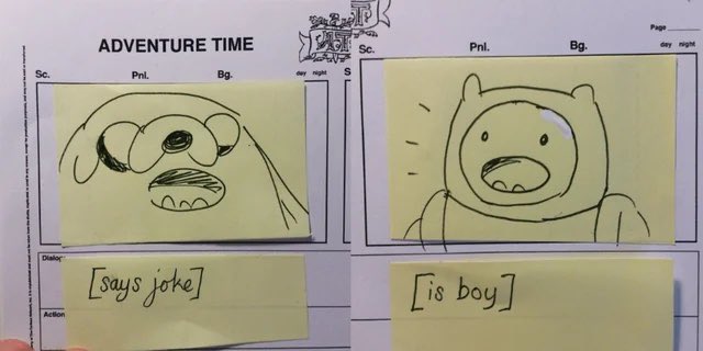 male_wife_'s tweet photo. industry people can we start doing paper boards like this again instead of rough keyframe animation boards. please im so sleepy https://t.co/Bzw5d4jlsg
