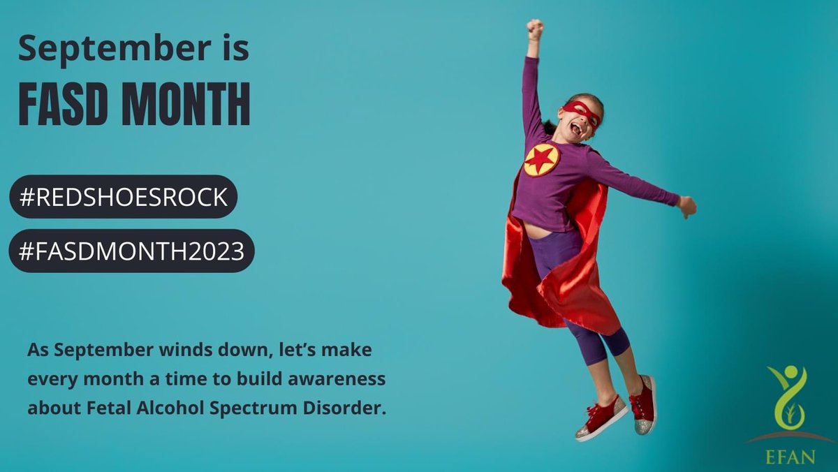 EdmontonEFAN's tweet image. When we work together, we can find solutions to effectively prevent prenatal alcohol exposure, diagnose those with this disability, and support individuals and families affected by FASD. #FASDMonth2023. #RedShoesRock