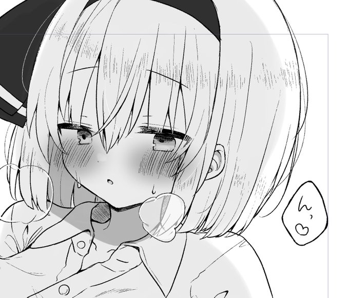 原稿の一部の妖夢ちゃんです 