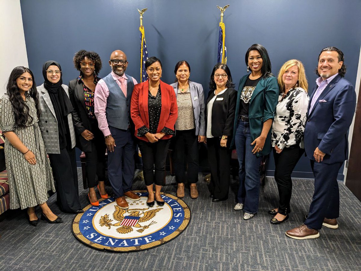 IRUSAdvocacy's tweet photo. #IRUSA &amp; @MuslimHealth had an engaging meeting w/ the #ATL Office of Senator @Ossoff meeting his State Dir Chandra Harris! We were joined by GA partners @NFScorporation @RefugeeNetwork_ @Family_Supreme @IMANcentral &amp; Ethaar. We lobbied for #SNAP benefits, #Healthcare &amp; #Refugees https://t.co/cbzaHaWj8x
