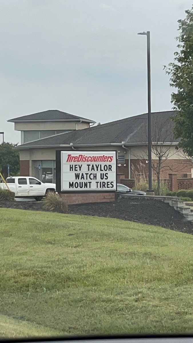 tire discounters want a piece of taylor’s magic 🩵 #1989TaylorsVersion #TaylorSwift @taylorswift13 @taylornation13 @TireDiscounters