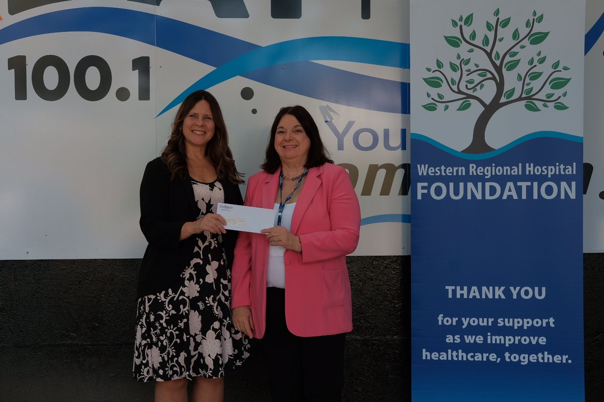 WRHFoundation's tweet image. Annette Bennett of Poole Althouse visisted us at @boiradio studios with their $1500 donation towards improving healthcare in our region!  Thank you for your continued support. Join them by donating at 709-634-2322 or emailing your donation to foundation@westernhealth.nl.ca