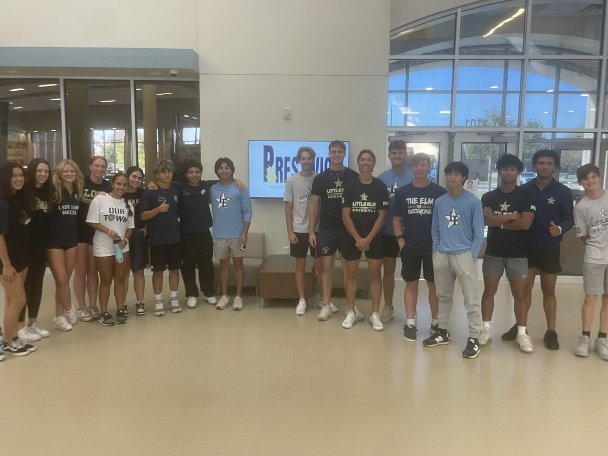 The Fall Student Athlete Leadership Council (SALC) took our 1st trip of the fall and spent the morning at Prestwick Elementary as apart of our LEadership Mentorship Program! <a href="/LEISDAthletics/">LEISD Athletics</a> <a href="/leisd/">Little Elm ISD</a> <a href="/LE_LadyLobos/">Little Elm High School Lady Lobo Soccer</a> <a href="/lelobosoftball/">LEHS Softball</a> <a href="/LE_LoboSoccer/">Lobo Soccer</a> <a href="/PrestwickSTEM/">Prestwick Elementary</a>