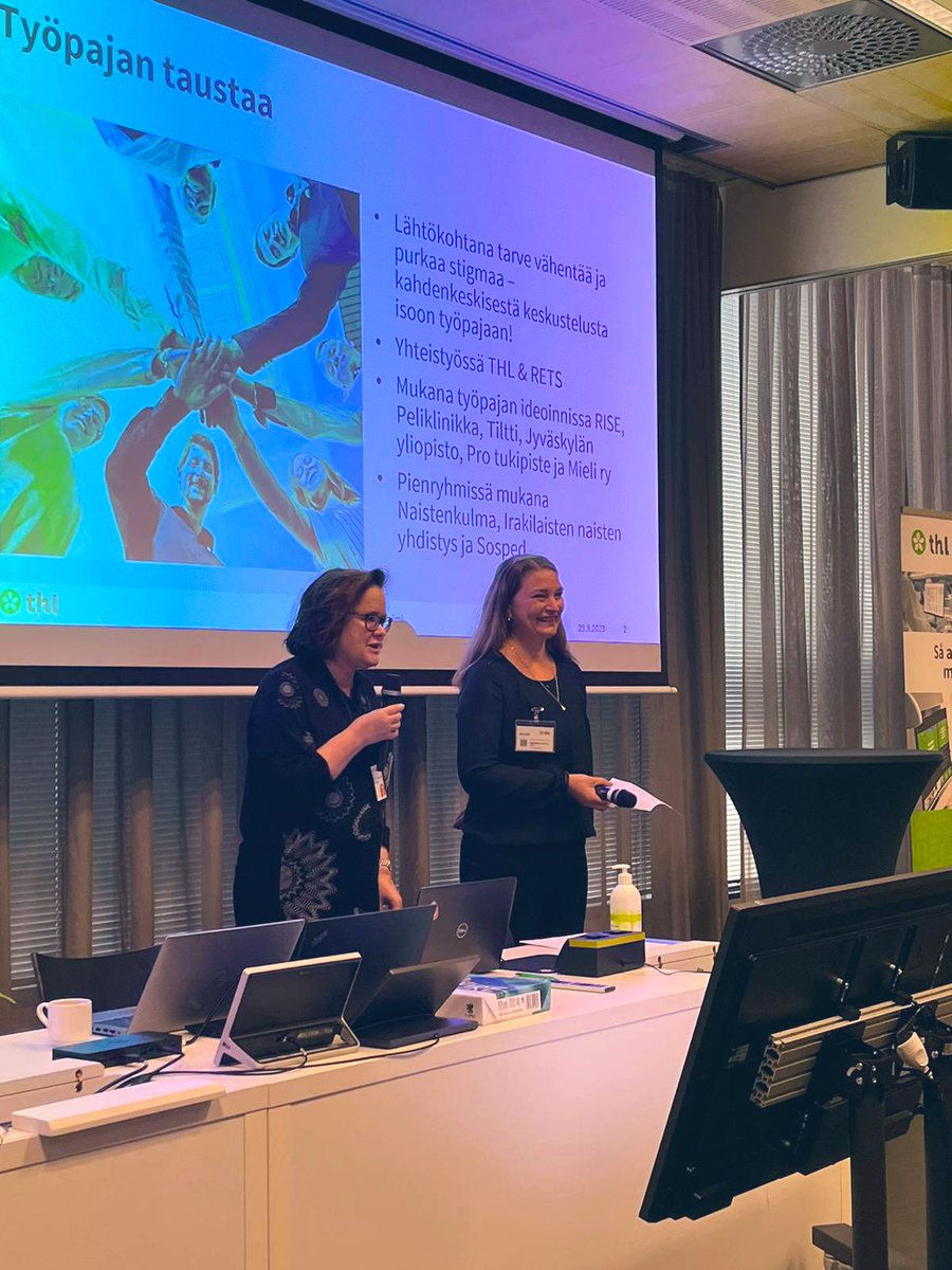 ✨Eriarvoisuudesta yhdenvertaisuuteen ✨

Yhteiskehittämisellä <a href="/RETSaatio/">RETS Rikoksettoman elämän tukisäätiö</a> <a href="/THLorg/">THL</a> ja rakentavalla keskustelulla <a href="/ErataukoSaatio/">Erätauko-säätiö</a> syvempää ymmärrystä stigman vähentämiseen. 

Kiitos puhujat, pienryhmien fasilitaattorit ja työpajaan osallistujat 🫶
✨Vähennetään stigmaa yhdessä ✨