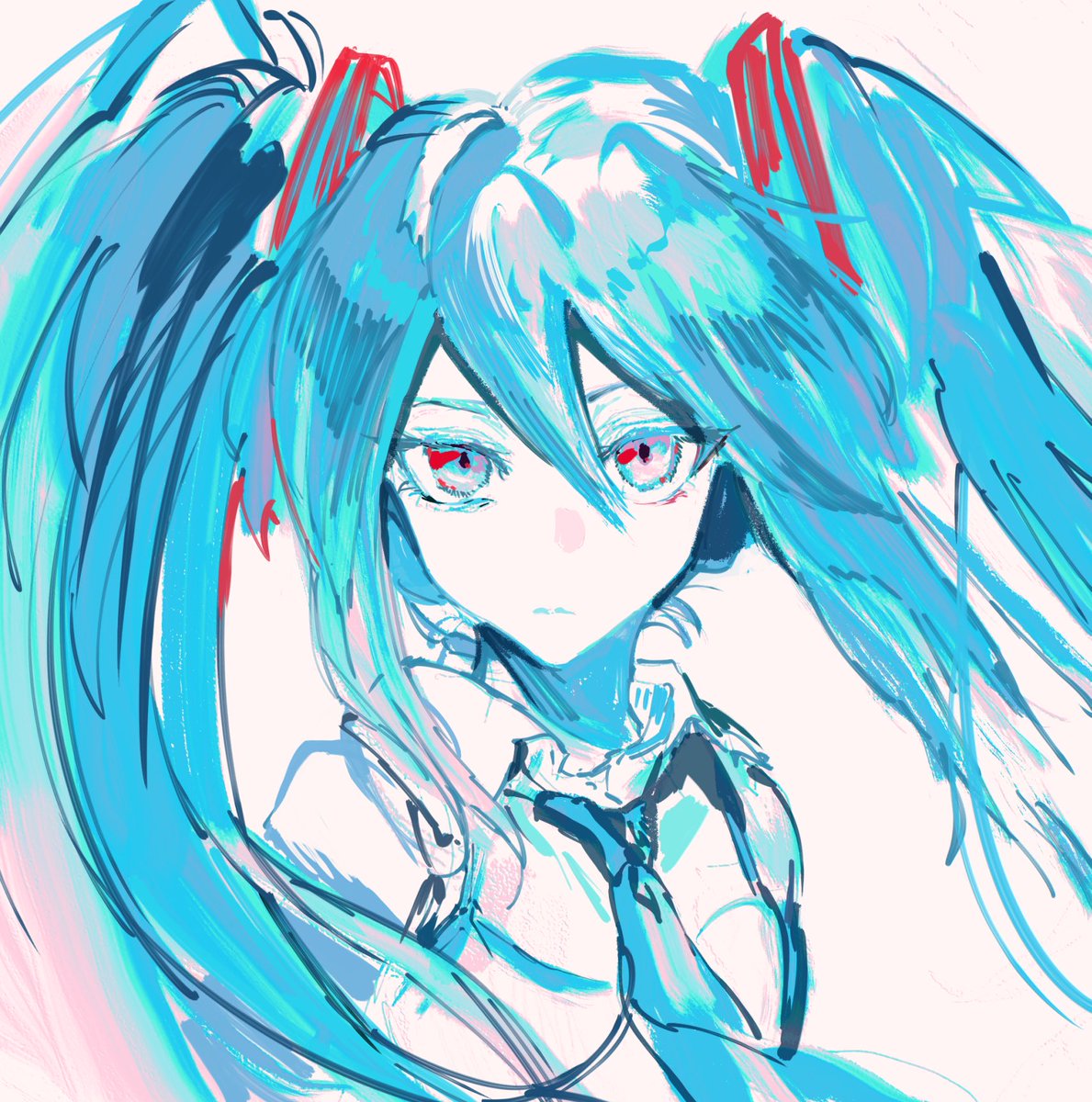 初音ミク 「ミク 」|きとのイラスト