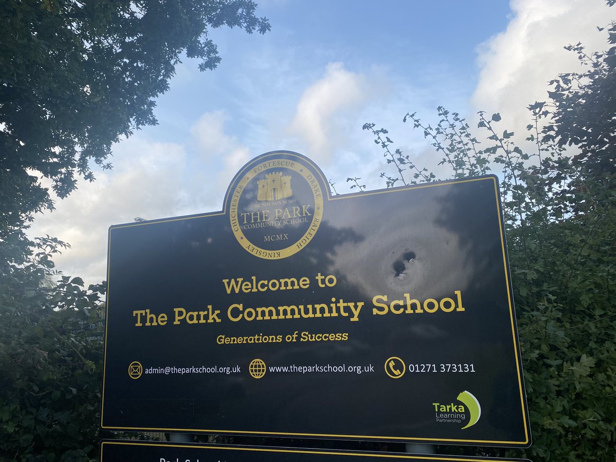 Brilliant to catch up with Vicky Owen at The Park this afternoon. A great start to leading the school and improving outcomes for students in North Devon. Thank you for everything you are doing.
